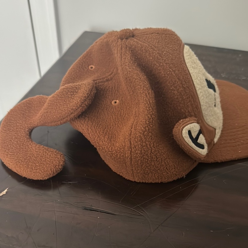 Neff Brown and Cream Monkey Hip Hop Hat Dance Cap - Picture 4 of 5